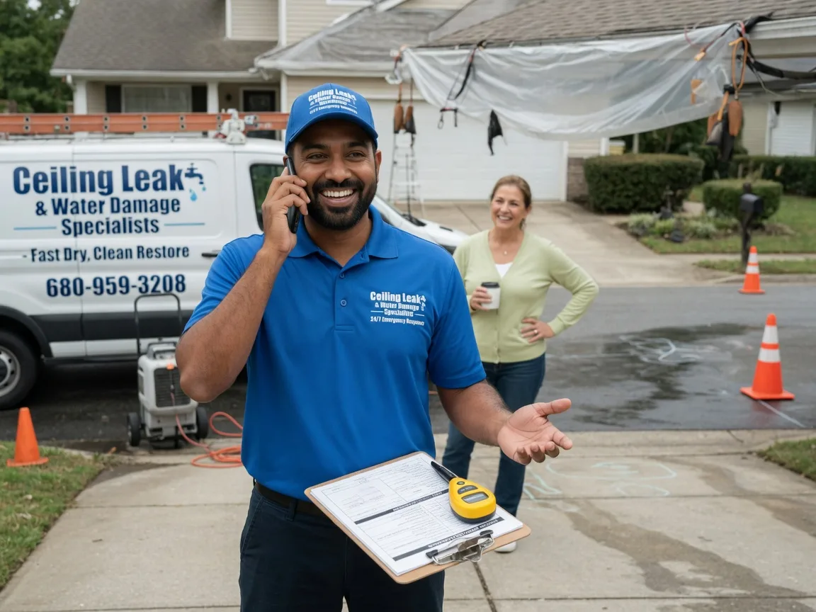 Ceiling Leak Cleanup Hondo, NM FAQs